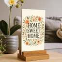 Ver imagem 2 de Placa Decorativa de Mesa Home Sweet Home