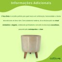 Ver imagem 5 de Vaso Doha Pequeno Pé Palito (22x19)travertino Alpe e Aritana