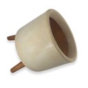 Ver imagem 3 de Vaso Doha Pequeno Pé Palito (22x19)travertino Alpe e Aritana