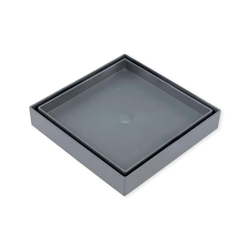 Ralo Oculto Inteligente 10x10cm Cinza - Resistente - 2