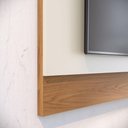 Ver imagem 3 de Painel para TV até 75 Polegadas 200cm Multimóveis Crcol-PTV018 Off White/Madeirado