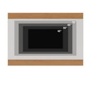 Ver imagem 2 de Painel para TV até 75 Polegadas 200cm Multimóveis Crcol-PTV018 Off White/Madeirado