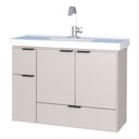 Ver imagem 1 de Conjunto Kit Gabinete de Banheiro com Cuba Balcão Aéreo Pia