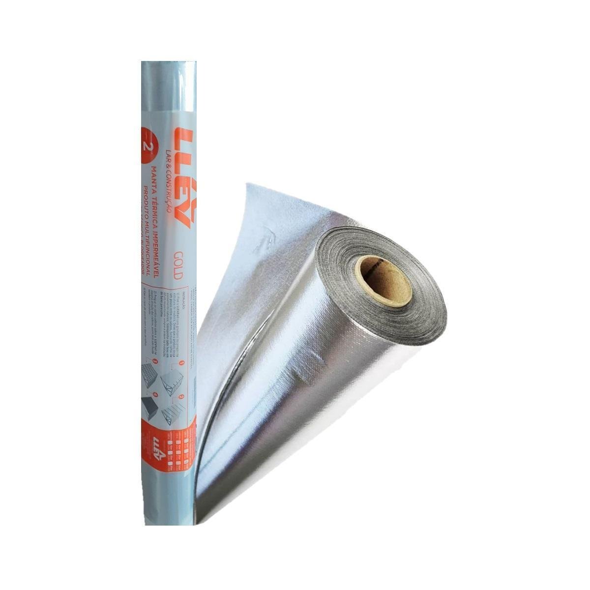 チャネル foil セトブ ドラブ産 NM Manta Térmica Foil De Subcobertura Dupla Face 10m² Telhado