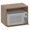 Ver imagem 2 de Suporte Micro-Ondas Forno 58cm Aéreo Grace Carvalho Oak Z44 - Mpozenato