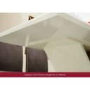Ver imagem 6 de Mesa Carine Espresso Móveis Branco/Nature/Off White