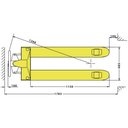 Ver imagem 3 de Transpallet Mtp 3.0 Ton X 685 Tandem Roda Nylon V2 Menegotti