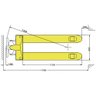 Transpallet Mtp 3.0 Ton X 685 Tandem Roda Nylon V2 Menegotti - 3