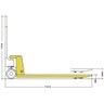 Transpallet Mtp 3.0 Ton X 685 Tandem Roda Nylon V2 Menegotti - 2
