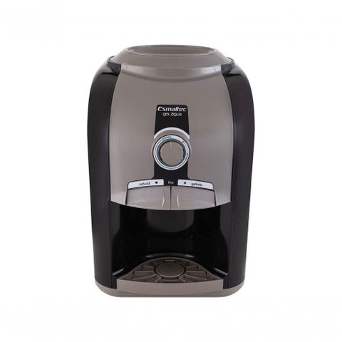 Bebedouro de Água Esmaltec de Mesa Refrigerado por Compressor Stilo Black Egm30 220v