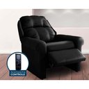 Ver imagem 1 de Poltrona Reclinável c/Massagem p/ Sala MH 1216 Two Way Courano Preto - Herval