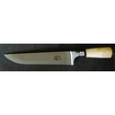 Ver imagem 2 de 3x Faca de Churrasco Aço Inox 420 Costa e Fio com Bainha