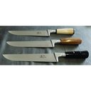 Ver imagem 4 de 3x Faca de Churrasco Aço Inox 420 Costa e Fio com Bainha