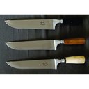 Ver imagem 1 de 3x Faca de Churrasco Aço Inox 420 Costa e Fio com Bainha