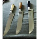 Ver imagem 6 de 3x Faca de Churrasco Aço Inox 420 Costa e Fio com Bainha