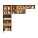 Ver imagem 3 de Cozinha Modulada Plena Pe0002 com 7 Portas e 1 Gaveta Cinamon Touch Nude Prime Tx Demóbile