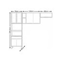 Ver imagem 2 de Cozinha Modulada Plena Pe0002 com 7 Portas e 1 Gaveta Cinamon Touch Nude Prime Tx Demóbile