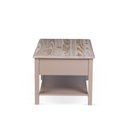 Ver imagem 7 de Mesa de Centro 2 Gavetas Tampo de Madeira Maciça Escovada Louise