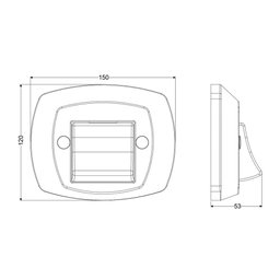 Acabamento Completo de Abs para Válvula de Descarga Docol Censi Preto - 3