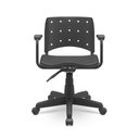 Ver imagem 2 de Cadeira P/ Escritório Ergonômica Nr17 Ergoplax Secretária Cor:preto