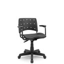 Ver imagem 1 de Cadeira P/ Escritório Ergonômica Nr17 Ergoplax Secretária Cor:preto