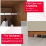 Guarda-roupa de Casal 100% Mdf 6 Portas 4 Gavetas Valencia - Tudo de Móveis Marrom - 8