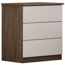 Ver imagem 1 de Mesa de Cabeceira 028 New Canion Off White 3 Gavetas Móveis Valverde
