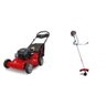 Conjunto 1 Cortador de Grama Americano 1 Roçadeira a Gasolina BR 52G 51.7cc Briggs & Stratton - 1