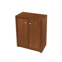 Ver imagem 2 de Balcão para Escritório com 2 Portas e 1 Prateleira Me4103 Amêndoa - Tecno