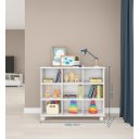 Ver imagem 2 de Armário Colmeia Horizontal 9 Nichos 100% Mdf Cor Branca