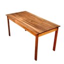 Ver imagem 6 de Conjunto Externo com Mesa Retangular 160cm e 4 Cadeiras Ultron Madeira Maciça Marrom