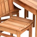 Ver imagem 6 de Conjunto Externo com Mesa Retangular 160cm e 4 Cadeiras Ultron Madeira Maciça Marrom