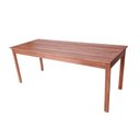 Ver mais imagens de Conjunto Externo com Mesa Retangular 160cm e 4 Cadeiras Ultron Madeira Maciça Marrom