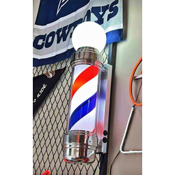 BARBER POLE GIRATÓRIO 60CM VOLTAGEM BIVOLT - 5