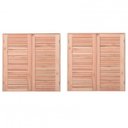 Ver imagem 1 de Kit 2 Janela Guilhotina com Ferragem Je821 100x100x12cm Esel