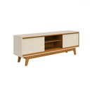 Ver imagem 2 de Rack para Tv até 65 Polegadas Atlas 2 Portas Cinamomo/off White - Madetec