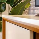 Ver imagem 5 de Rack para Tv até 65 Polegadas Atlas 2 Portas Cinamomo/off White - Madetec