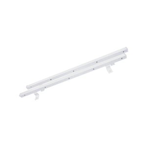 Jogo de Varal Fixo 60 Cm para Teto ou Parede Branco - Cor: Branco