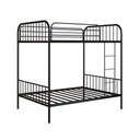 Ver imagem 4 de Beliche Casal/casal em Ferro - Margarida:preto