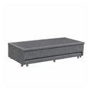 Ver imagem 3 de Base Cama Box Solteiro Baú e Cama Auxiliar 0,96 Helena Vilajo: Suede Cinza