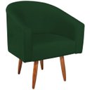 Ver imagem 5 de Kit 02 Poltronas Decorativas Sala de Estar Recepção Luiza Pés Palito Suede - Doce Sonho Móveis KIT 2