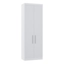 Ver imagem 1 de Guarda Roupa Dormitório Modulado Alpes 2 Portas C/ Cabideiro - Módulo Roupeiro Alpes - Luciane:branc