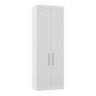 Guarda Roupa Dormitório Modulado Alpes 2 Portas C/ Cabideiro - Módulo Roupeiro Alpes - Luciane:branc - 1