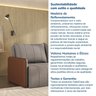 Sofá Cama Retrátil e Reclinável 3 Lugares 180cm Jequitibá CabeCasa MadeiraOriginals - 12