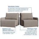 Ver imagem 6 de Sofá Cama Retrátil e Reclinável 3 Lugares 180cm Jequitibá CabeCasa MadeiraOriginals