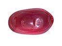 Ver imagem 3 de Banheira Bebê 22 Lts Valvula Água Transparente Plastibrasil Cor Rosa Lisa