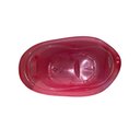 Ver imagem 3 de Banheira Bebê 22 Lts Valvula Água Transparente Plastibrasil Cor Rosa Lisa