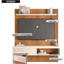 Ver imagem 2 de Kit Sofás Sandero 2 e 3 Lugares Paraná com Painel Tv 55" Esmeralda Caemmun