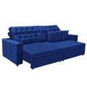 Ver imagem 3 de Sofá Texas 2.60m Retrátil e Reclinável - Azul