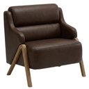 Ver imagem 1 de Poltrona Decorativa Madri Pes Madeira Courino Tcs 721 Moll